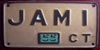 Connecticut 1955 Vanity License Plate