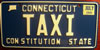 Connecticut Taxi License Plate