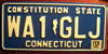 Connecticut Ham Radio License Plate