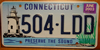 Connecticut Lighthouse License Plate