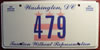 Washington D.C. 2007 Low Number License Plate