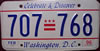 Washington D.C. District of Columbia Celebrate & Discover License Plate