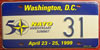 Washington D.C. NATO Anniversary Summit License Plate