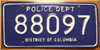 Washington D.C. Metropolitan Police License Plate