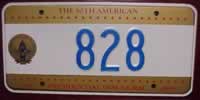 United States Presidential Inaugural 1985 License Plate