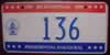 Washington D.C. Bush Inaugural License Plate
