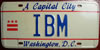 Washington D.C. Vanity License Plate