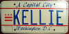 Washington D.C. Vanity License Plate