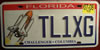Florida Spaceship Columbia License Plate