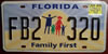 Florida Family First License Plate