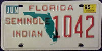 Florida Seminole Indian Tribe License Plate