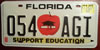 Florida Support Education License Plate