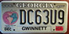 Georgia Animal Friendly License Plate