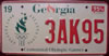 Georgia Centennial Olympic Games License Plate