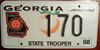Georgia State Trooper License Plate
