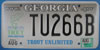Georgia Trout Unlimited License Plate