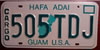 Guam Cargo Truck License Plate