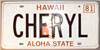 Hawaii vanity  License Plate