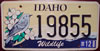 Idaho Wildlife Bluebird License Plate
