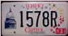Idaho Capital Restoration License Plate