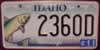 Idaho Wildlife Fish License Plate