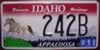 Idaho Appaloosa Horse License Plate