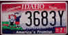 Idaho Celebrate Youth License Plate