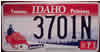 Idaho Snowmobile World's Best Trails License Plate