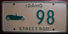 Idaho Street Rod License Plate