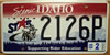 Idaho Support Motorcycle Riders Education License Plate
