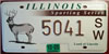 Illinois Sporting Series Deer License Plate