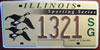 Illinois Geese License Plate