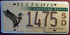 Illinois Mallard License Plate
