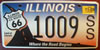 Illinois Route 66  License Plate
