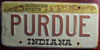 Indiana License Plate