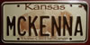 Kansas Buffalo Home on the Range License Plate