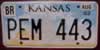 Kansas Capital Wheat License Plate