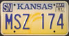 Kansas Wheat License Plate