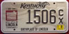 Kentucky Birthplace of Lincoln License Plate