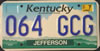 Kentucky Cloud License Plate