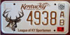 Kentucky Deer Sportsman License Plate