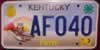 Kentucky Farm 4H Club License Plate