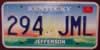 Kentucky It's That Friendly Smiley Sun License Plate