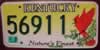 Kentucky Nature's Finest Red Cardinal License Plate
