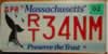 Massachusetts Whale Tail License Plate