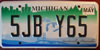 Michigan Spectacular Peninsulas License Plate