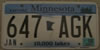Minnesota Flat 10,000 Lakes License Plate