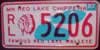 Minnesota Red Lake Chippewa Indian License Plate