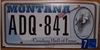 Montana Cowboy Hall Of Fame License Plate