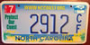 North Carolina Protect Coasts License Plate
